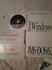 1994 Macintosh MS- DOS 6.2/ Microsoft Windows 3.11, NEW User's Guide Booklets picture