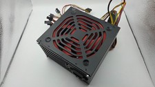 Apevia Raptor Power 500W ATX Power Supply ATX-RP500W PSU Red Fan picture