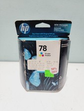 Brand New Sealed Genuine HP 78 Ink Cartridge Tri-color C6578DN expires Nov 2011 picture