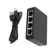 1/4 1000Mbps RJ45 LAN Ethernet Splitter Adapter Network Accessory For PC Laptop picture