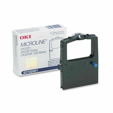 (2) Genuine Okidata Microline 182/184/186/320/321 Ribbons 52102001 picture