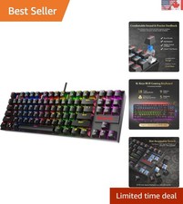 K552P Ergonomic Mechanical Keyboard - Hot-Swappable, Clicky Red Switches & RGB picture