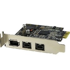 Syba Low Profile PCI-Express Firewire Card with Two 1394b Ports and One 1394a picture