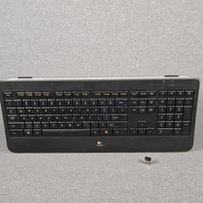 Logitech K800 Illuminated Wireless Keyboard Y-R0011 + Dongle CLEANED & TESTED picture