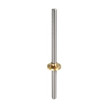 Fully Threaded Rod Stainless Steel Rod Bar Studs 150mm T8 Pitch 2mm Lead/Silver picture