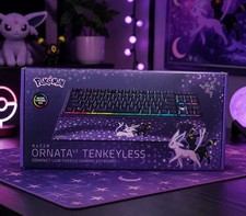 New Authentic Pokemon x Razer Ornata V3 X Tenkeyless Espeon & Umbreon Edition🔥 picture