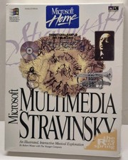 1993 Microsoft Home Multimedia Stravinsky Musical Exploration Sealed In Box picture