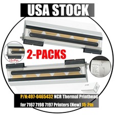 2-Packs Printhead for 7167 7197 Thermal POS Receipt Printer 497-0465432 15Pin US picture
