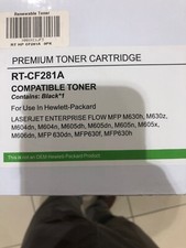 NEW Renewable Toner HP CF281A Compatible Toner Cartridge Black picture