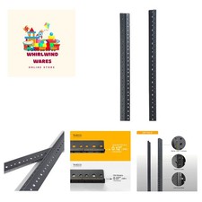 16U Rack Rails – Durable Steel for Versatile Horizontal & Vertical Mounting picture
