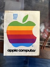 Vintage Original APPLE II Computer Logo Sticker 3.5
