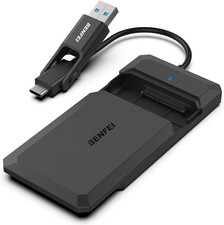 BENFEI 2.5 Inch SATA to USB Tool Free External Hard Drive Enclosure, USB picture