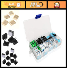 124pcs Multicolor Heatsink Kit - Aluminum Copper + 3M Thermal Adhesive Tape for picture