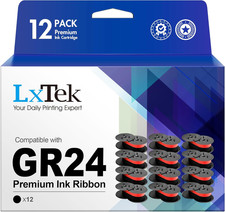 12 Pack Replacement for GR24 Universal Twin Spool Calculator Ribbon | picture
