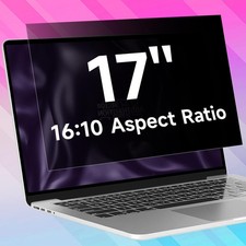 17 Inch Laptop Privacy Screen 1920x1200 367x229mm Anti Blue Light Glare picture