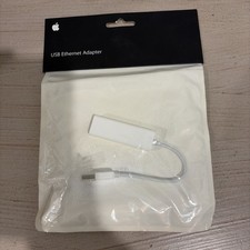 OEM Apple USB to Ethernet Adapter MB442Z/A Genuine Authentic NEW & SEALED picture