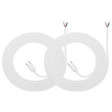 2Pcs 3m/9.84Ft USB C Pigtail Cable, 5V 2.4A Type C to 4 Pin Wires, White picture