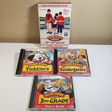 VTG Jump Start PC CD-ROM Lot Toddlers Kindergarten 3rd 4th 5th 6th Grade Games picture
