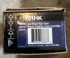 Lexmark 701HK High Yield Black Toner Cartridge picture