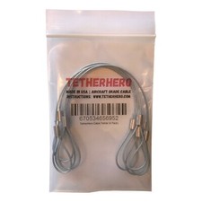 TetherHero.com Cable Tether 4 Pack - Adjustable, Pre-Assembled picture