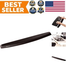 Ergonomic Memory Foam Keyboard Wrist Rest - Black, Ultimate Comfort Support picture