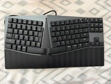 Perixx PERIBOARD-335 Wired Compact Mechanical Ergonomic Keyboard Blue Switch  picture