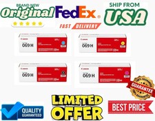 Canon Genuine 069H High Yield 4 Colour Toner Cartridge Set (CMYK) picture