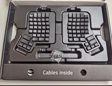ErgoDox EZ Split Ergonomic Programmable Wired Mechanical Keyboard Black picture