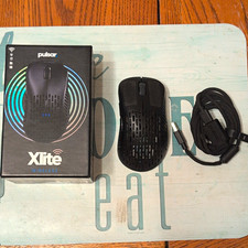 Pulsar Xlite V1 Wireless Gaming Mouse w/ ESPTiger Ice Dot Skates & Supergrips picture