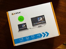 KCEVE 2:3 Triple Monitor KVM Switch DP/HDMI USB 3.0 8K Wired Remote OPEN BOX picture