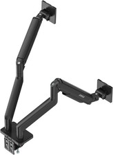 MSI MAG MT201D - Premium Heavy Duty Dual Monitor Stand Arms, 17-45