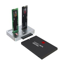 AOKO M.2 Duplicator NVMe to SATA Clone Docking Station with 2.5 /3.5 SATA A picture