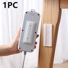 1/2/5/10PCS Self-Adhesive Desktop Socket Fixer Hanging Power Strip Cable Organiz picture