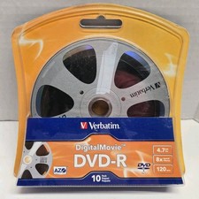 Verbatim DigitalMovie DVD-R 10 Pack 4.7GB 8x 120min picture