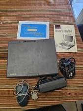 VINTAGE 1991 Canon Innova Book 150C Intel SOLD AS IS Untested Broken Turns On D2 picture