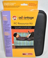 Circuit City Advantage PC Resource Kit Faux Leather Zip Case picture