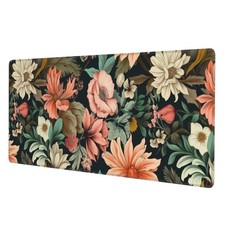 Japanese Floral Aesthetic Large Mouse Pad XXL Desk Mat Keyboard Pad picture