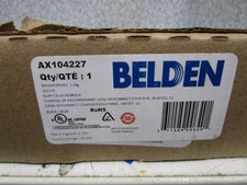 BELDEN AX104227 CAT6+ KeyConnect Coupler Patch Panel 24-port Black picture