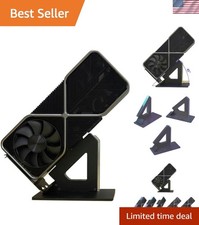 Shelf Trophy Display Stand Holder for Standard PCIE Graphics Cards GPU Two Sl... picture