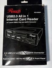 Rosewill RCR-AK-IM5001 USB2.0 -75in1- Card Reader w/3x USB2.0 ports & eSATA picture