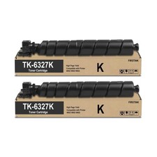 Premium High-Yield TK-6327/TK6327 1T02NK0US0 Black Toner Cartridge 2 Pack - U... picture