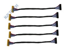 Universal FIX-30Pin 2ch 8bit 0.5mm LVDS Cable for 17inch~21inch LCD Screen Panel picture
