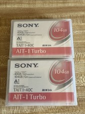 Sony 104 GB Data Tape Lot Of 2 picture