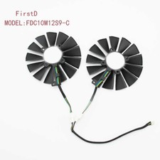 For ASUS RX470/RX570/RX580/ 1050/1050ti Left + Right Cooling Fan FDC10M12S9-C picture