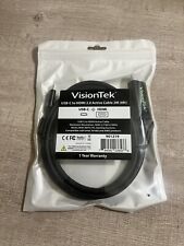 VisionTek 901219 USB-C to HDMI 2.0 Active 2 Meter, 6’ ft Cable Brand New Sealed picture