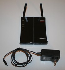 Pre-Owned Buffalo AirStation Nfiniti HighPower N300 Wireles Router WHR-300HP picture