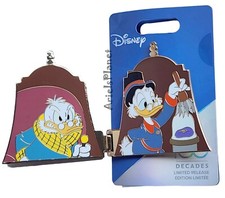 Disney Parks 100th Anniversary Scrooge McDuck & Ebenezer Hinged Pin Limited picture