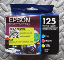 Epson 125 Genuine Ink Cartridge Black and Color Combo Pack T125120-BCS  picture