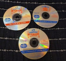 READER RABBIT 4th Grade Adventures and Math Homeschool Lot of 3 READ picture