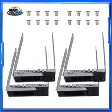 4PCS X7K8W 3.5 Inch Replacement Hard Drive Tray Caddy for Dell PowerEdge Server picture